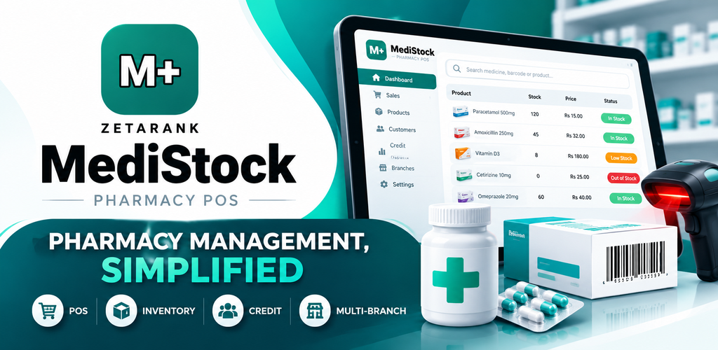 MediStock — Complete Pharmacy Management System(Starter)