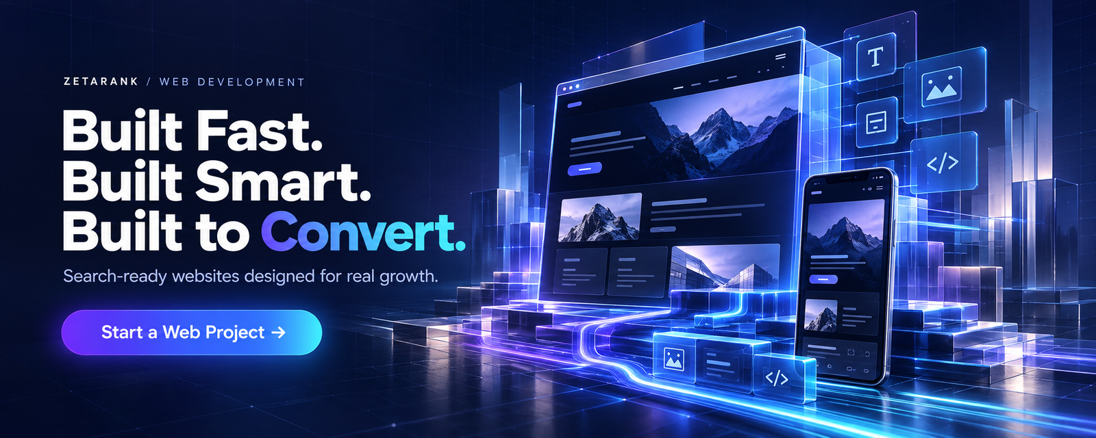 ZetaRank Web Development: Built Fast. Built Smart. Built to Convert.